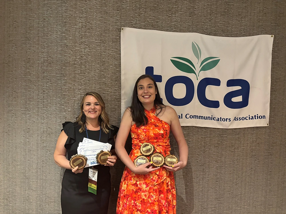 Picture of TOCA awards won by Lawn & Landscape magazine